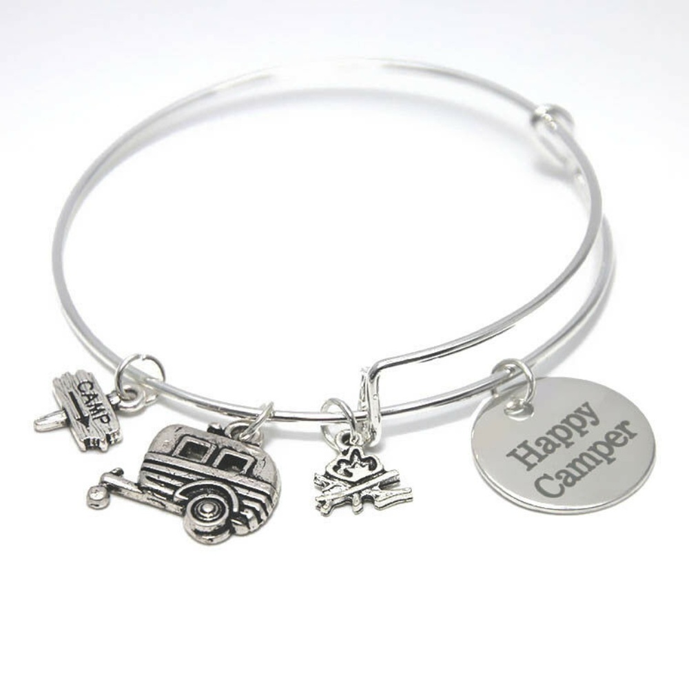 Happy Camper Charm Bracelet